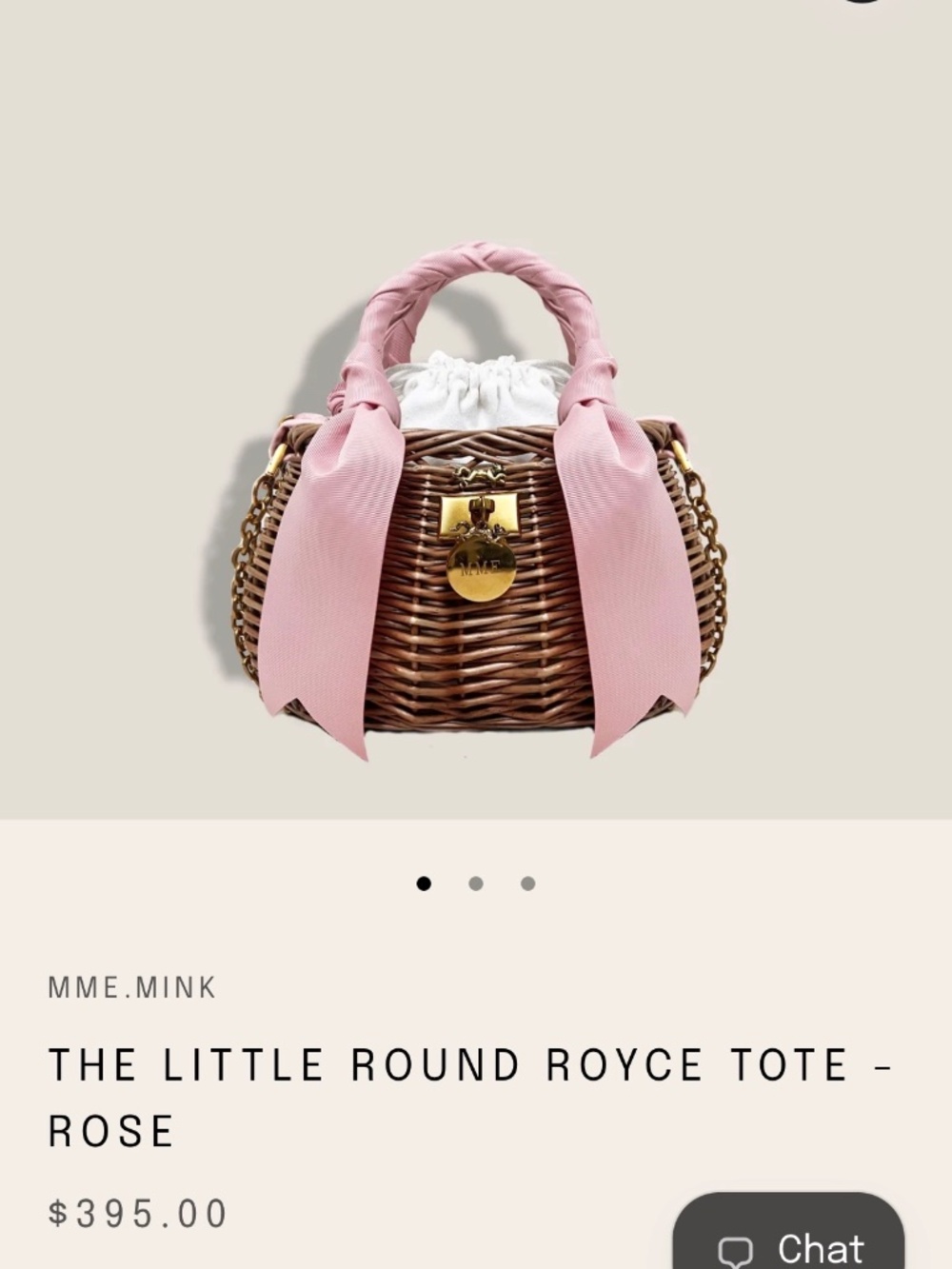 MME Little Round Royce Tote!